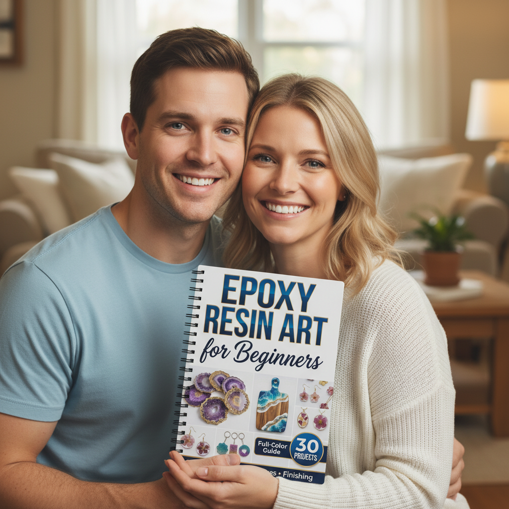 Resin Craft For Beginners - Epoxy Resin Art Book Guide Learn