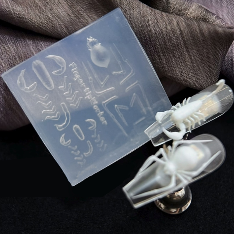 Resin Pigment Set - 3D Spider Scorpion Silicone Nail Mold