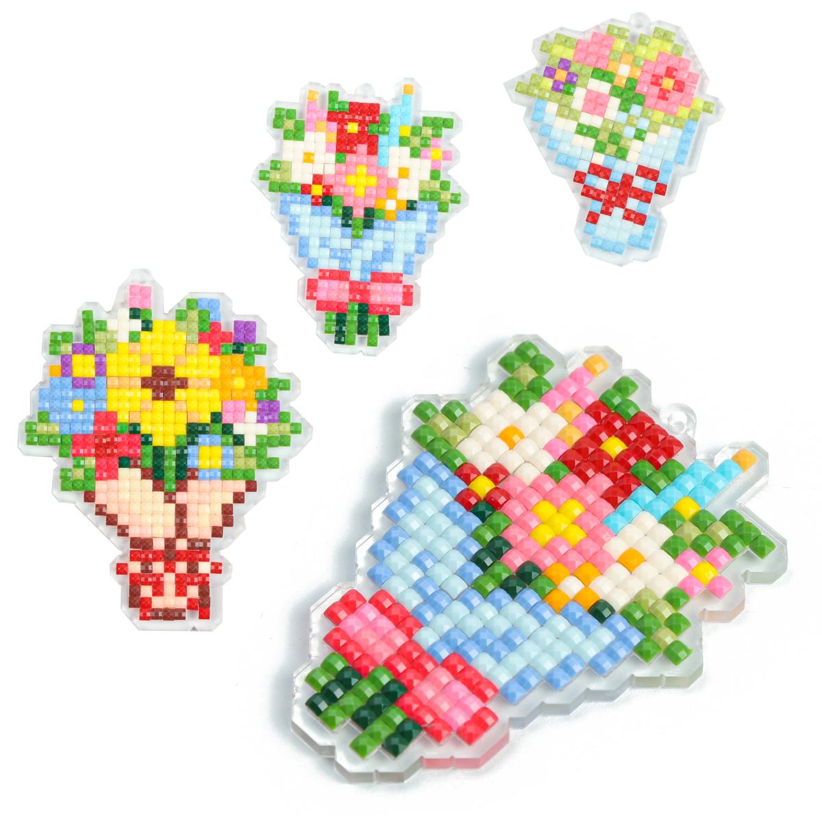 Resin Craft Kit - FOREVER YOUNG 3PCS Bouquet Acrylic Diamond