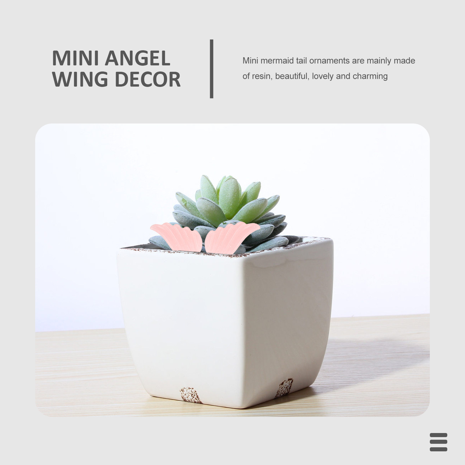 20Pcs Delicate Angel Wing Orna - Resin Craft Supplies ulasan dan harga