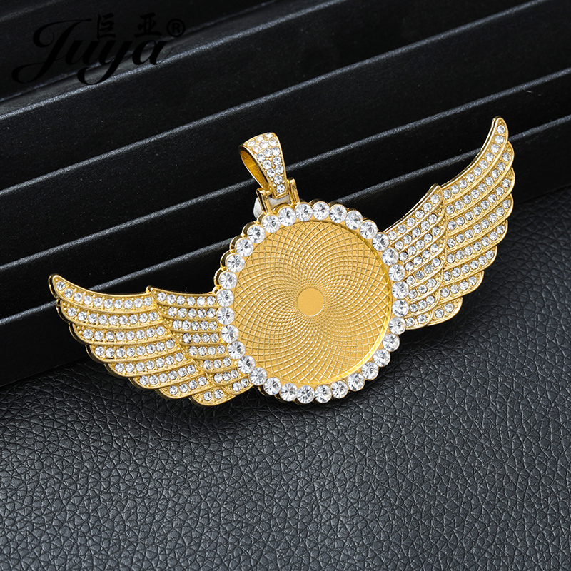 5PCS Blank Wings Pendant Setti - Bezels Set Pendant ulasan dan harga