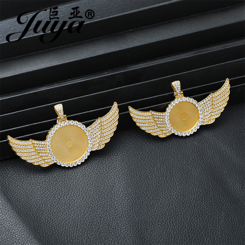 5PCS Blank Wings Pendant Setti - Bezels Set Pendant ulasan dan harga