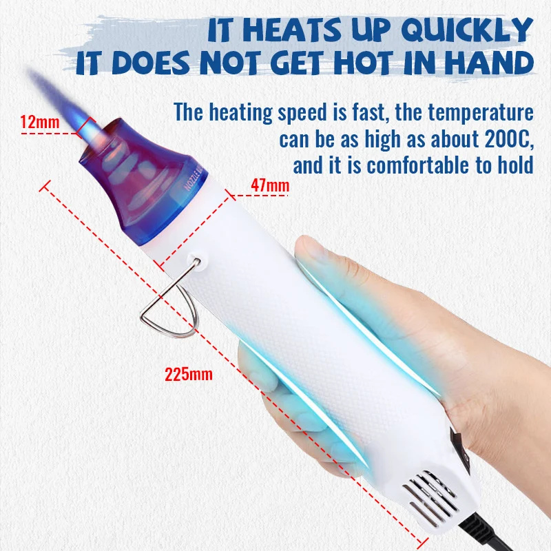 Hot Air Gun 220V Soldering Tem - Heat Gun Small ulasan dan harga
