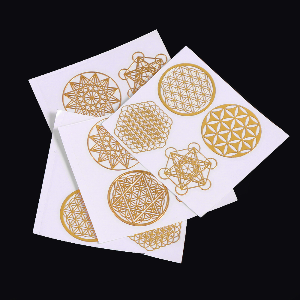 New Geometric Pattern Metal En - Flower Preservation Resin ulasan dan harga