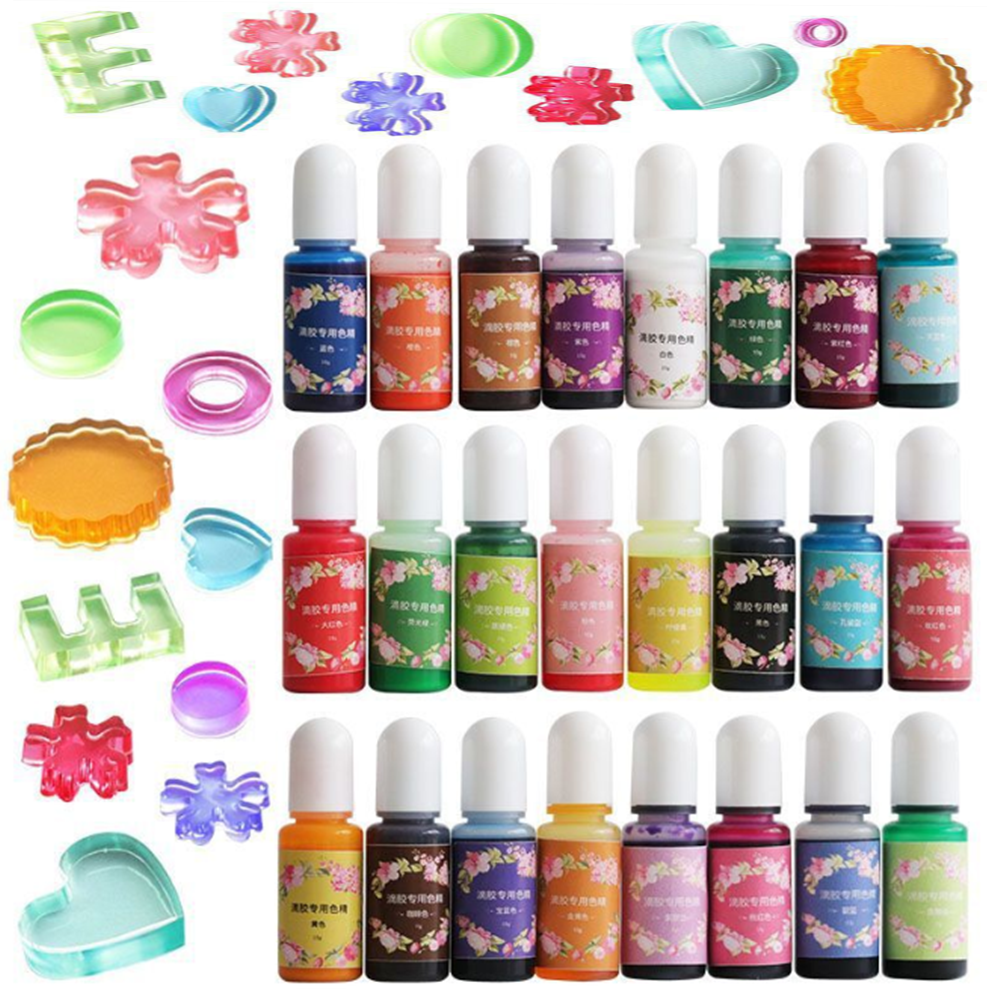 26 Colors 10ml Epoxy Resin Pig - Resin Pigment Set ulasan dan harga