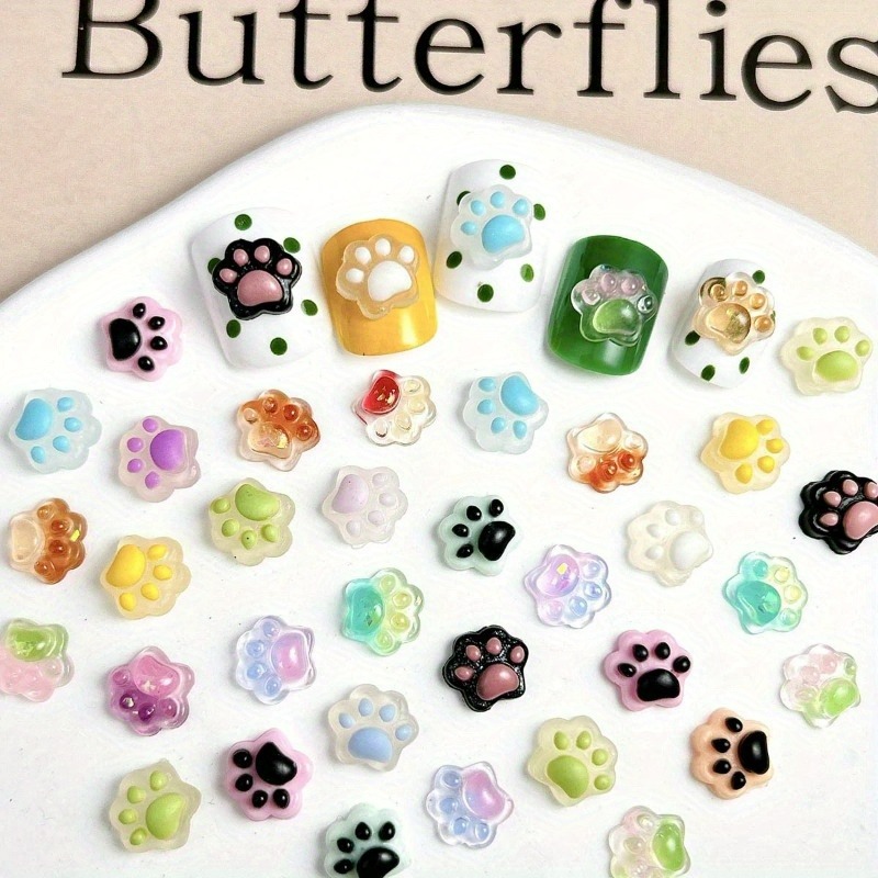 100 pieces luminous resin cat' - Resin Crafts ulasan dan harga