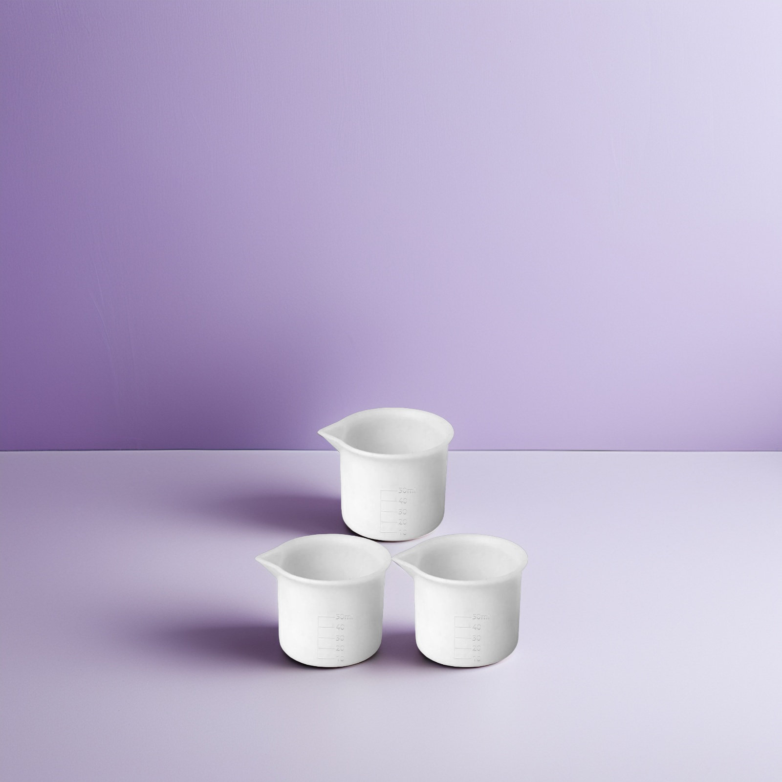 3Pcs 50Ml Silicone Measuring C - Mixing Cup Silicone ulasan dan harga