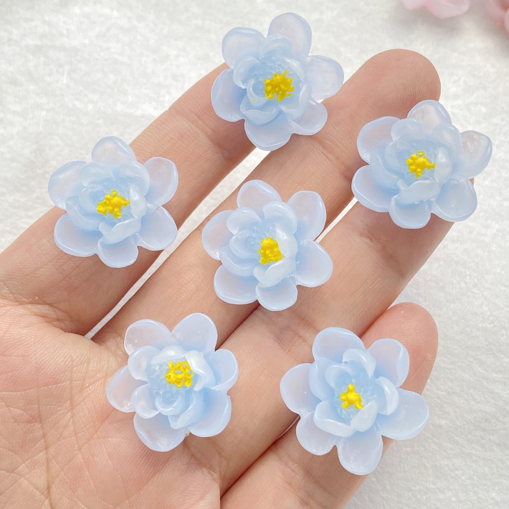 10Pcs New Cute Cartoon Flower  - Flower Preservation Resin ulasan dan harga