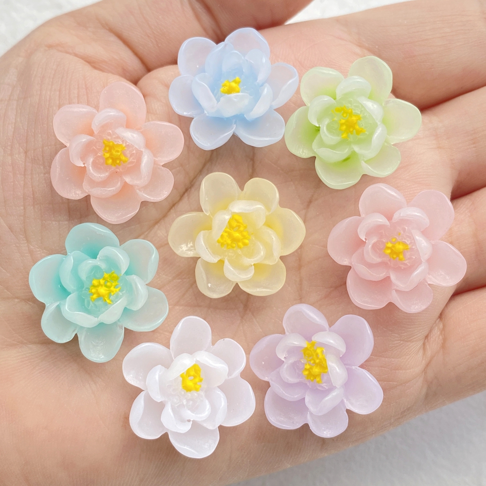 10Pcs New Cute Cartoon Flower  - Flower Preservation Resin ulasan dan harga