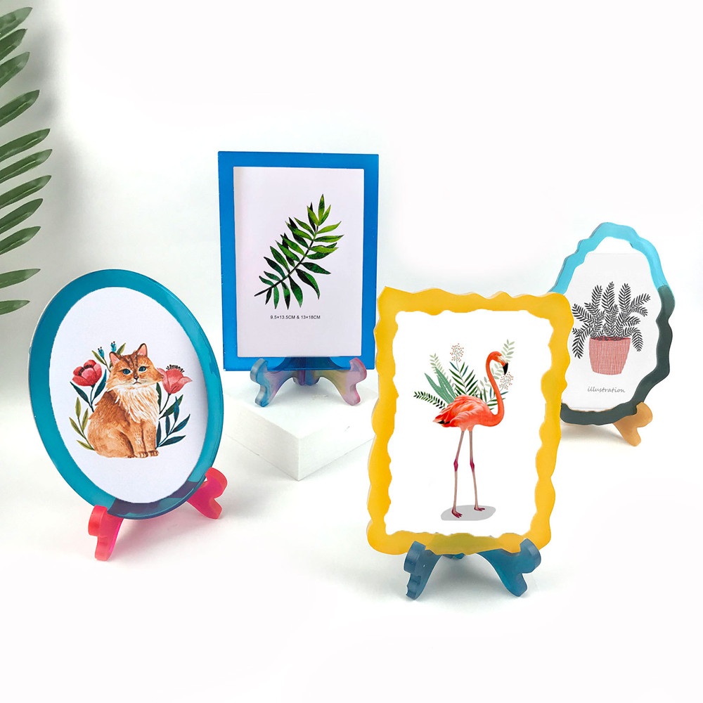Rectangle Photo Frame Silicone - Resin Pigment Set ulasan dan harga