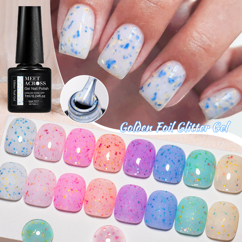7ML MEET ACROSS Golden foil gl - Gold Foil Flakes ulasan dan harga