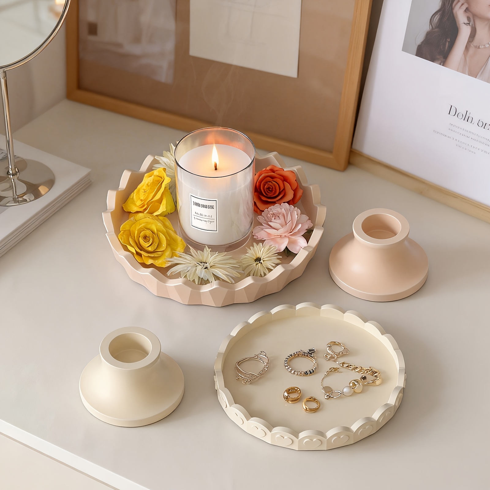 2pcs Silicone Tray Mold Set, R - Serving Tray Mold ulasan dan harga