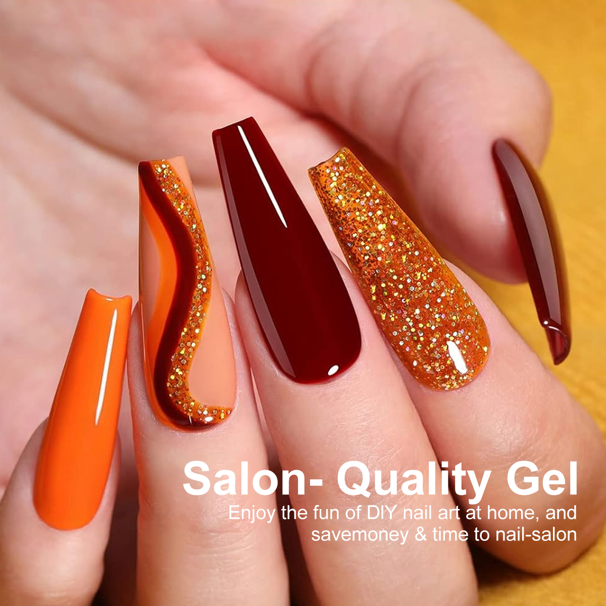 LIMEGIRL 18 PCS Gel Nail Polis - Resin Glitter Pack ulasan dan harga