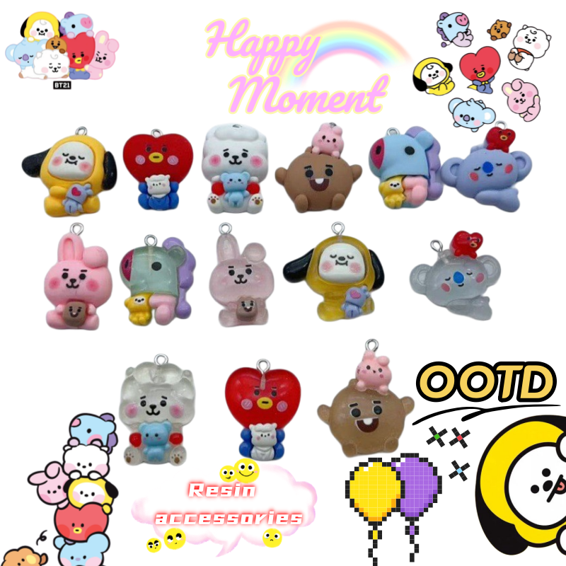 BT21 mang chimmy shooky koya a - Resin Craft Kit ulasan dan harga