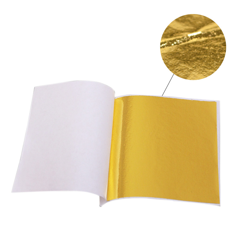 100pcs Imitation Gold Sliver L - Gold Foil Flakes ulasan dan harga