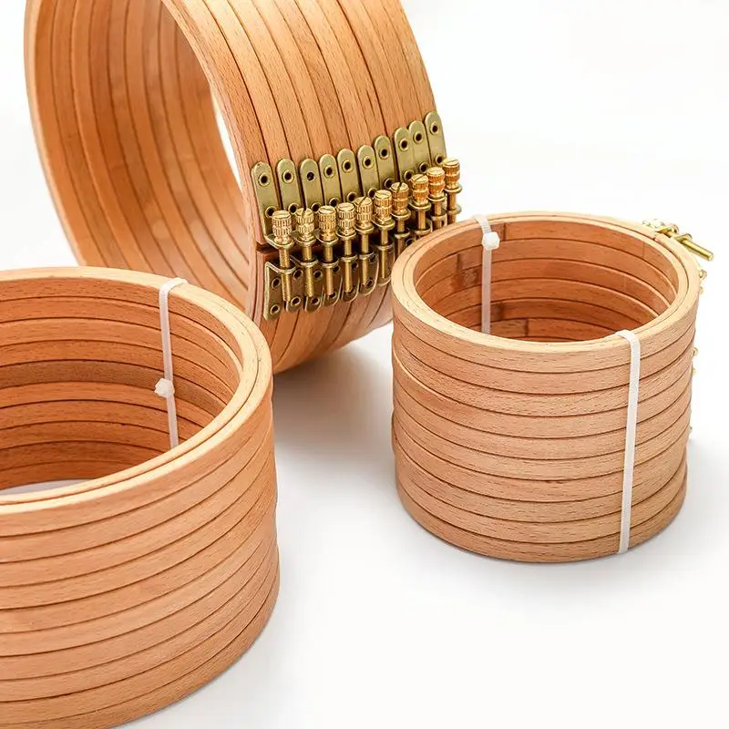 4-12inches Beech Round Wooden  - Wood Ring Blank ulasan dan harga