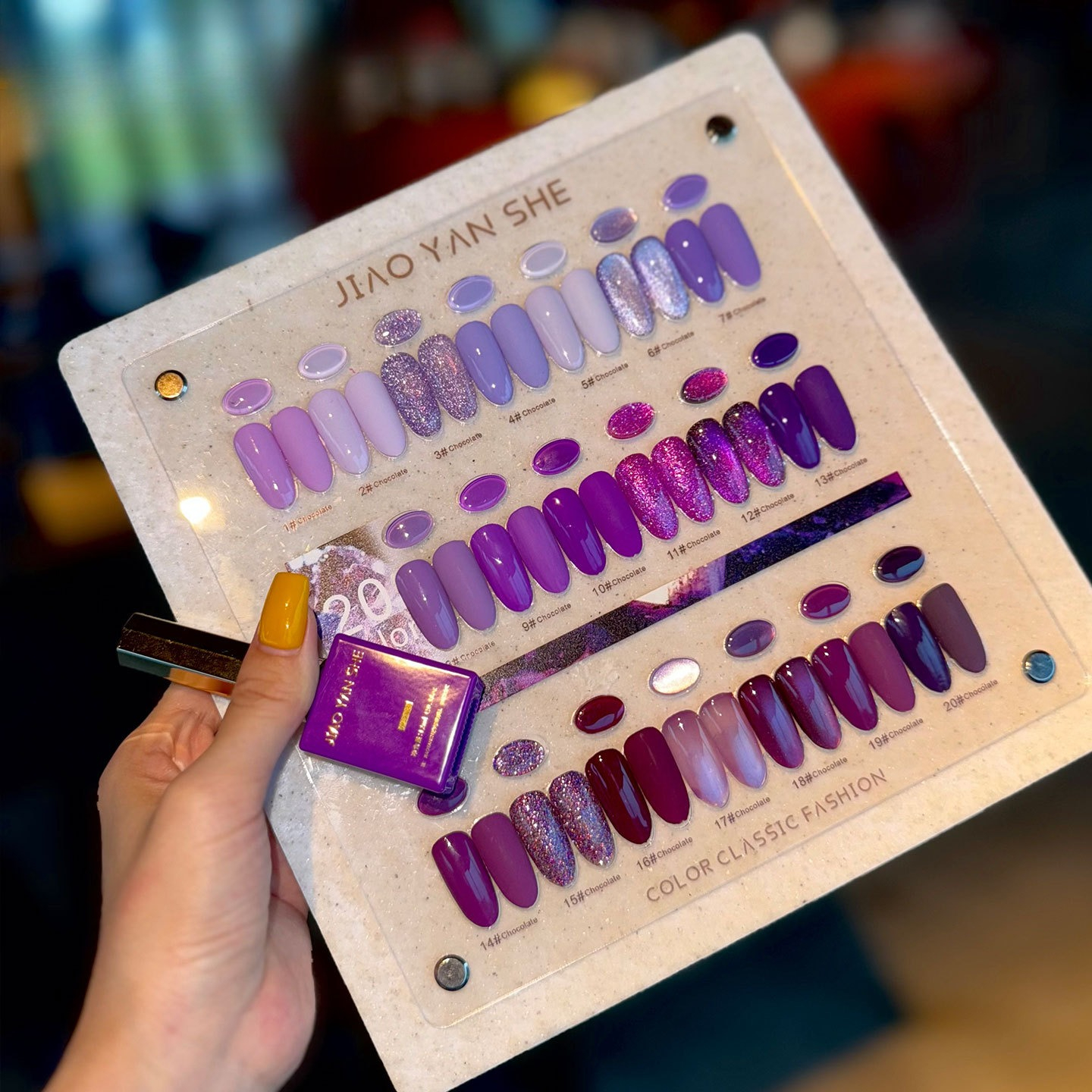 20Pcs/Set Purple Green Blue Co - Resin Glitter Pack ulasan dan harga