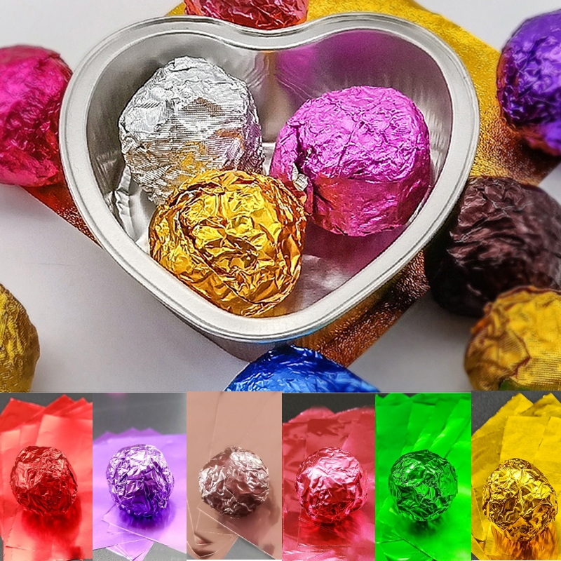 100pcs 20cm Gold Aluminium Foi - Gold Foil Flakes ulasan dan harga