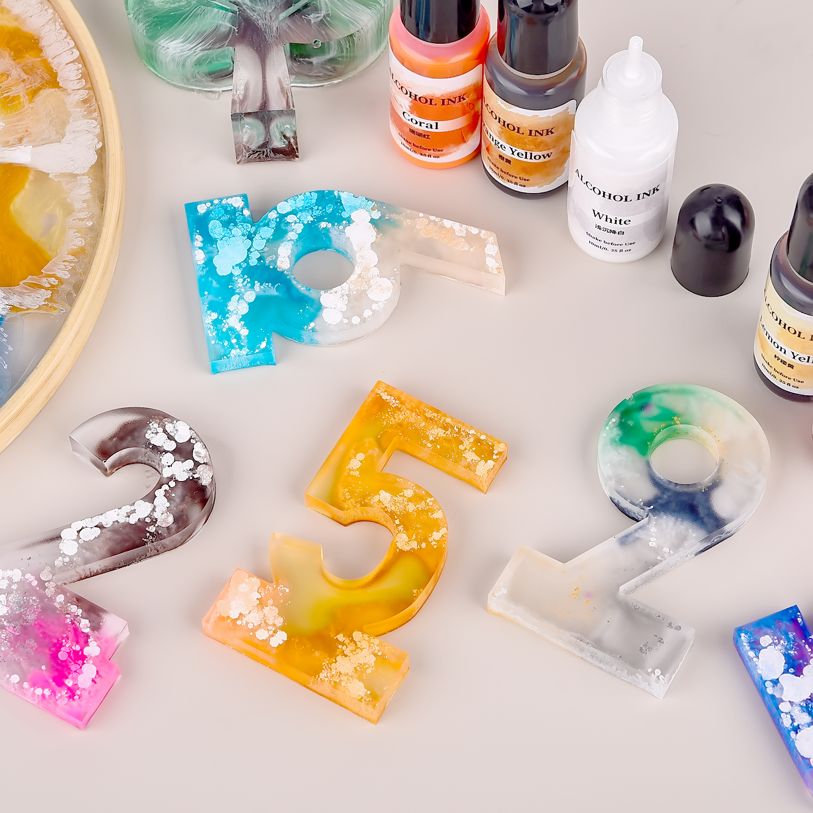 1set Art Ink Alcohol Epoxy Res - Resin Dye Alcohol ulasan dan harga