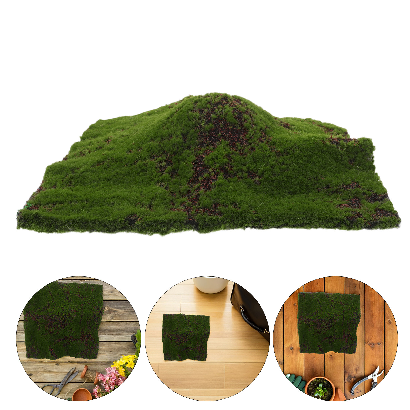 Fake Moss Grass Artificial Gre - Terrarium Moss Art ulasan dan harga