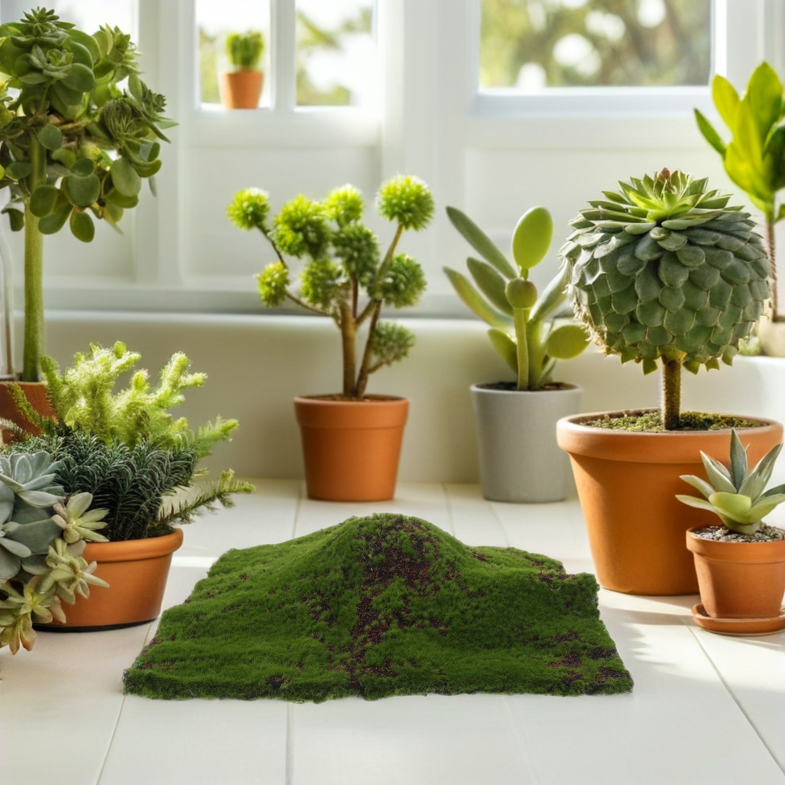 Fake Moss Grass Artificial Gre - Terrarium Moss Art ulasan dan harga
