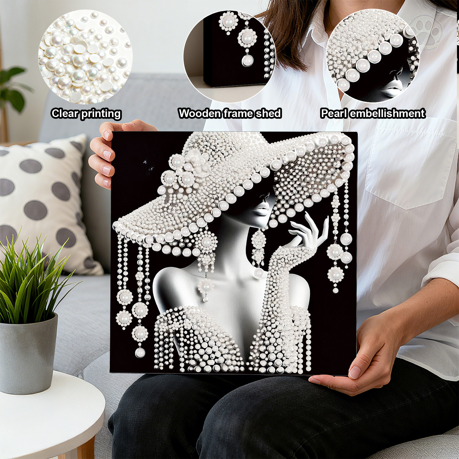DIY Ladies Pearl Painting Art  - Resin Craft For Beginners ulasan dan harga