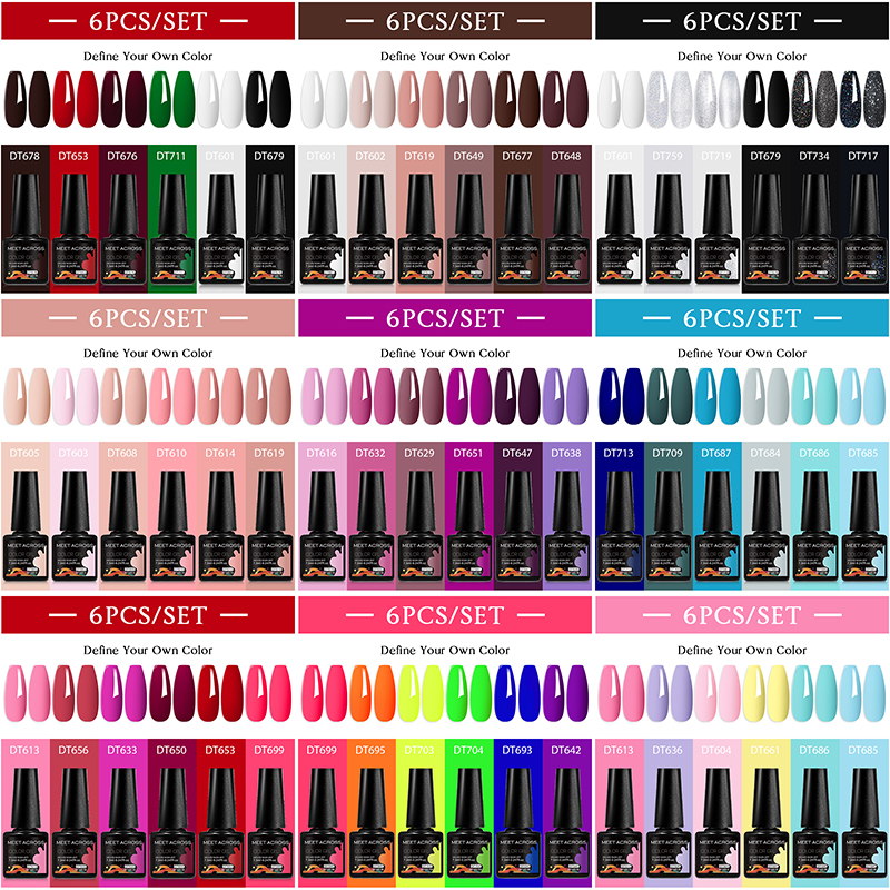 6Pcs/Set 7.3ml Sparkly Red Pin - Resin Glitter Pack ulasan dan harga