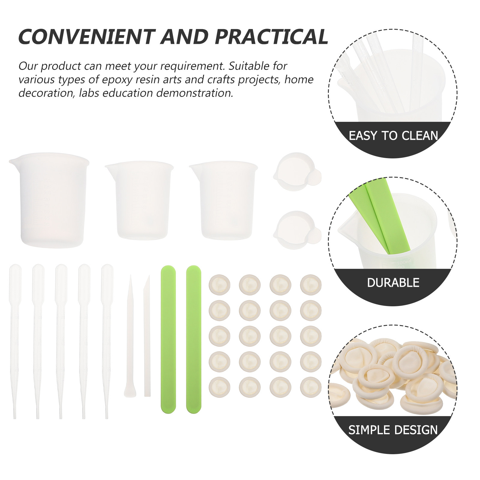 1Set Premium Reusable Silicone - Mixing Cup Silicone ulasan dan harga