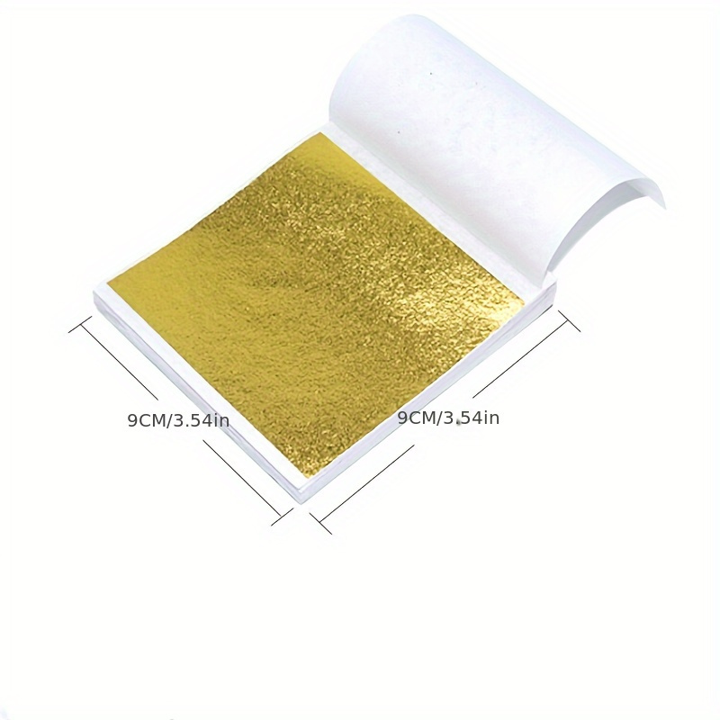 Aomily 9x9cm 100 Sheets Practi - Gold Foil Flakes ulasan dan harga