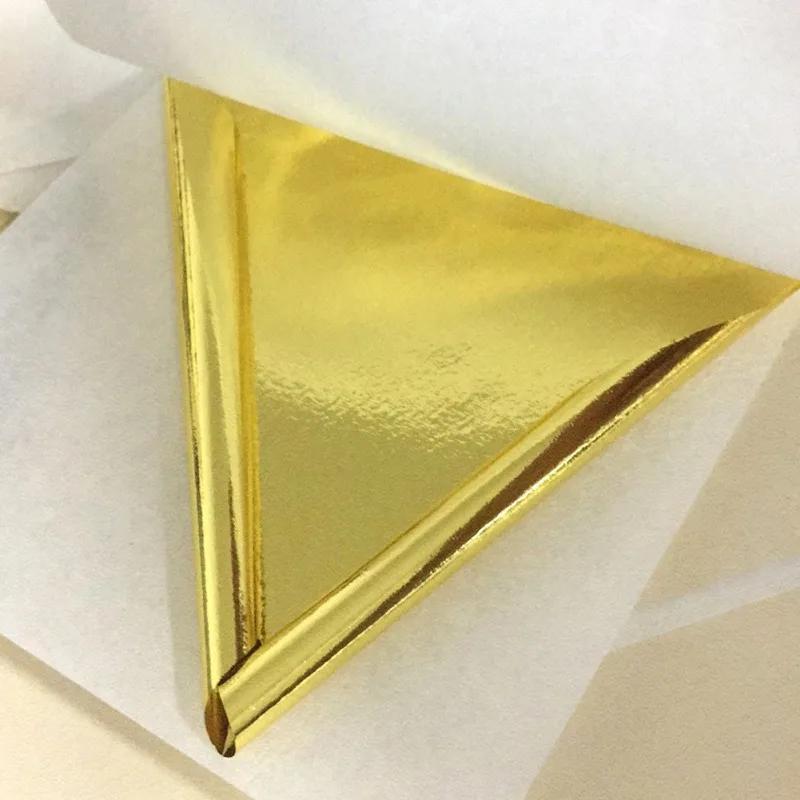 Aomily 9x9cm 100 Sheets Practi - Gold Foil Flakes ulasan dan harga