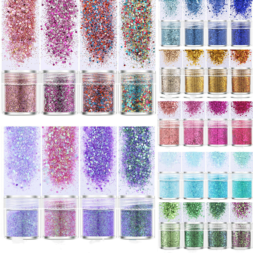 SNASAN 4Pcs Color Superfine Gl - Resin Pigment Set ulasan dan harga