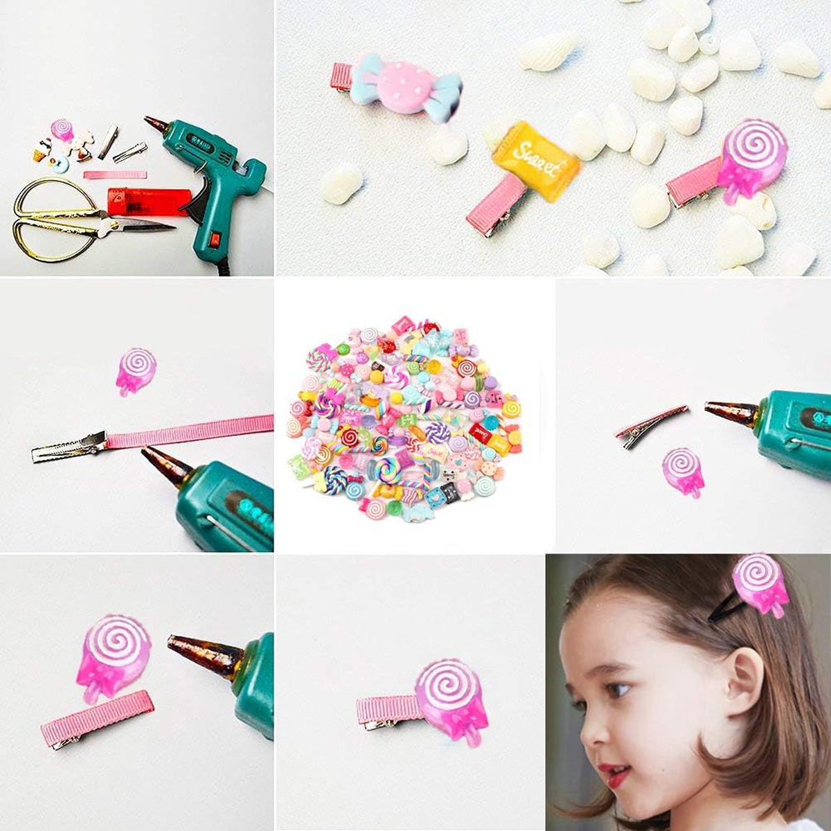 30pcs Random Candy Slime Charm - Resin Craft Kit ulasan dan harga