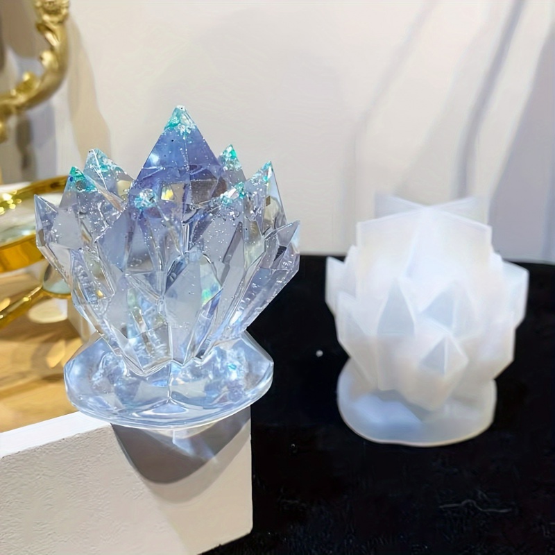 1pcCrystal Cluster Decorative  - Serving Tray Mold ulasan dan harga