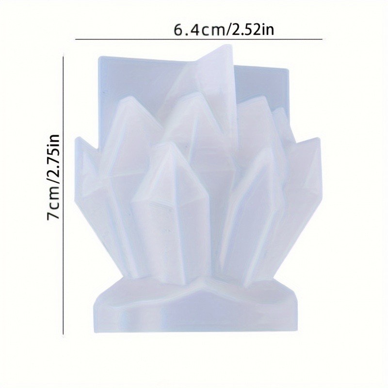 1pcCrystal Cluster Decorative  - Serving Tray Mold ulasan dan harga