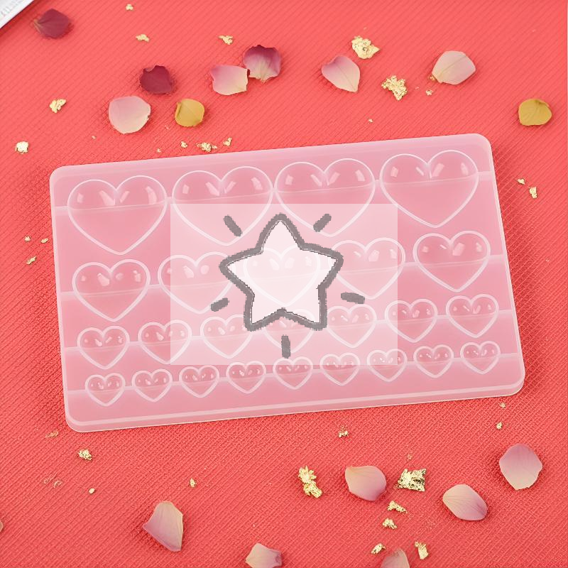 Silicone Mold Heart Shape Pend - Resin Craft Workshop ulasan dan harga