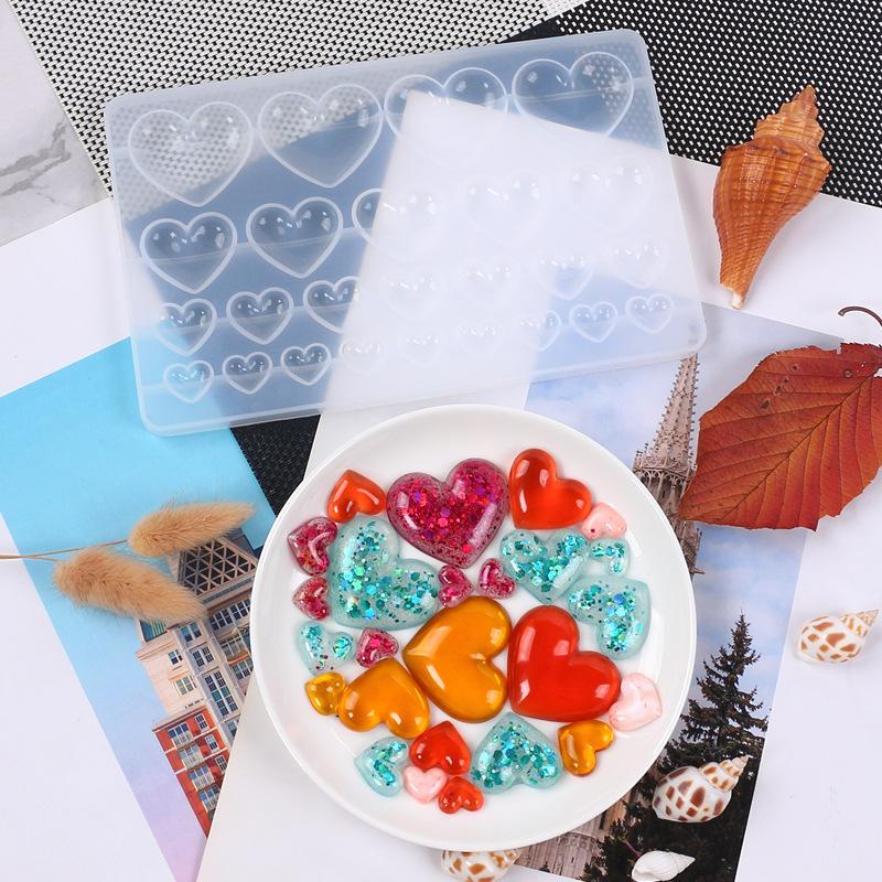 Silicone Mold Heart Shape Pend - Resin Craft Workshop ulasan dan harga