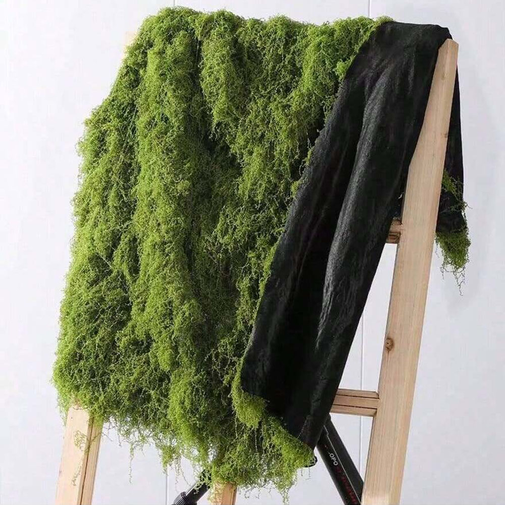 1*1m Fake Moss DIY Crafts Gras - Terrarium Moss Art ulasan dan harga