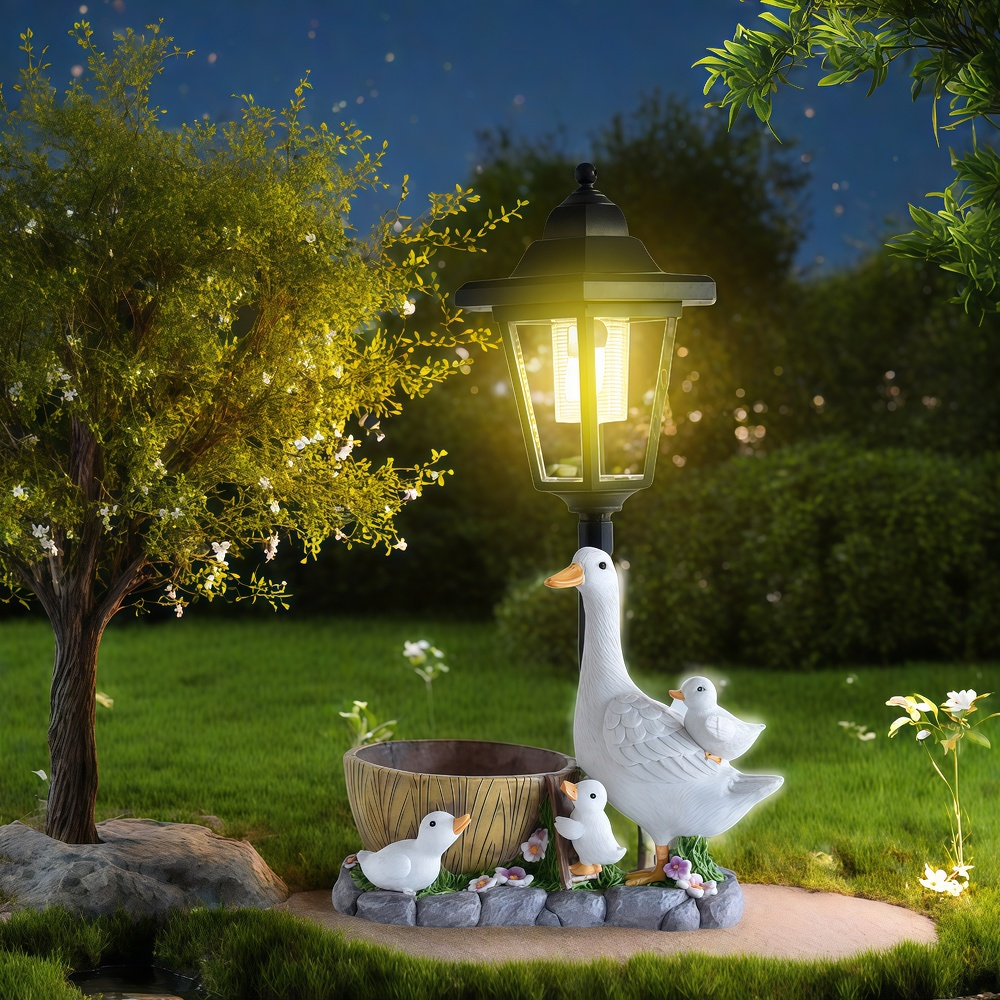Solar Duck Night Light Garden  - Resin Craft Supplies ulasan dan harga