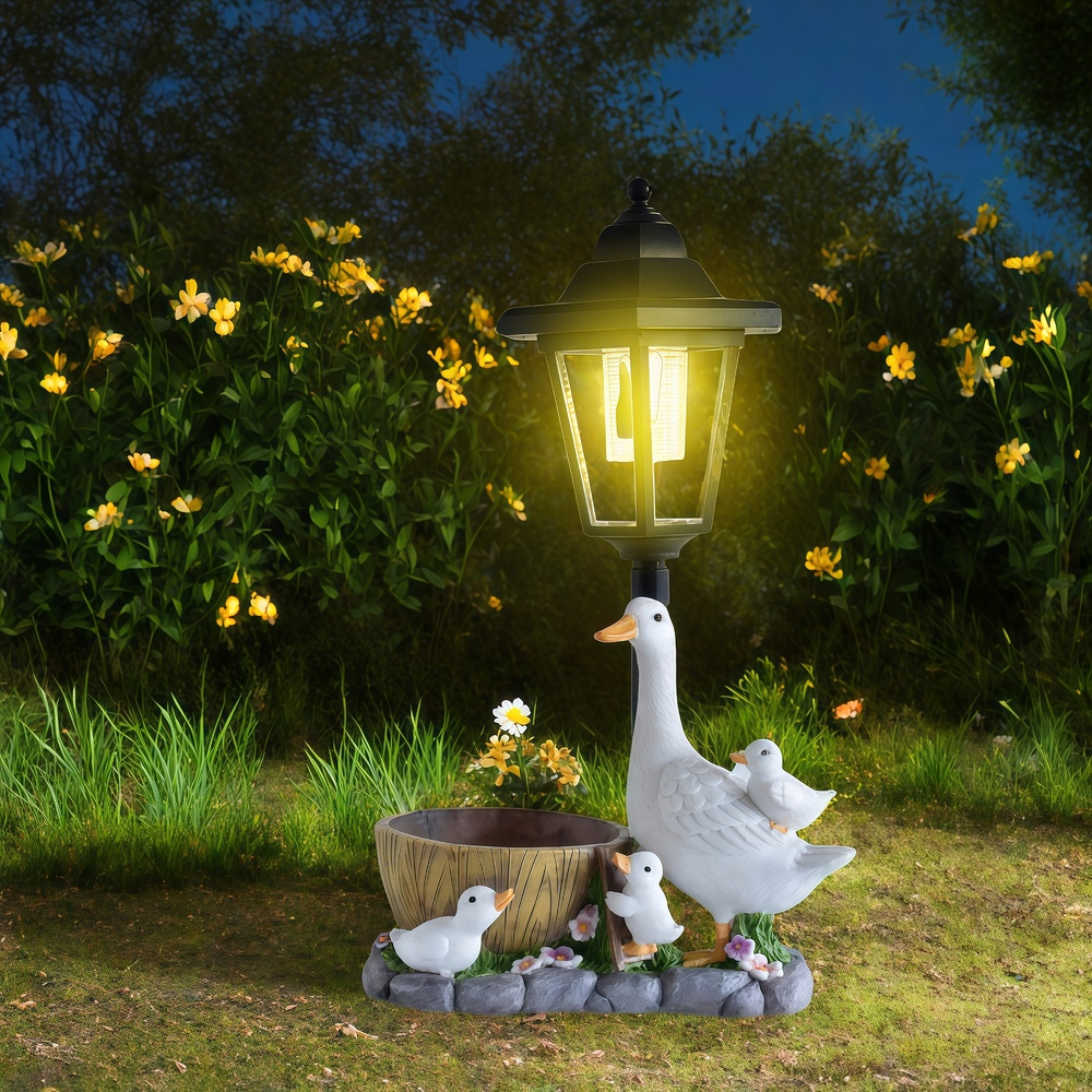Solar Duck Night Light Garden  - Resin Craft Supplies ulasan dan harga