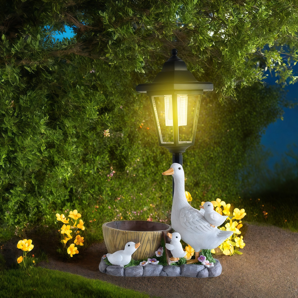 Solar Duck Night Light Garden  - Resin Craft Supplies ulasan dan harga