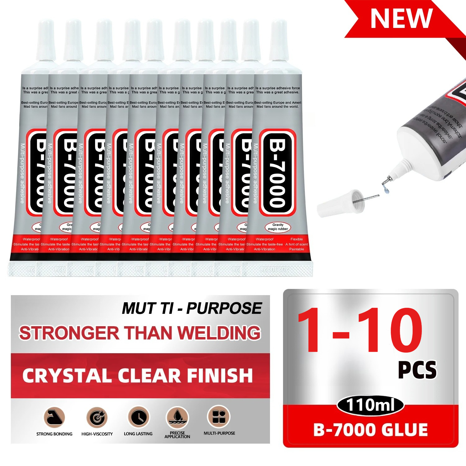 Super Glue B-7000 Loolifl 1-10 - Resin Crafts ulasan dan harga