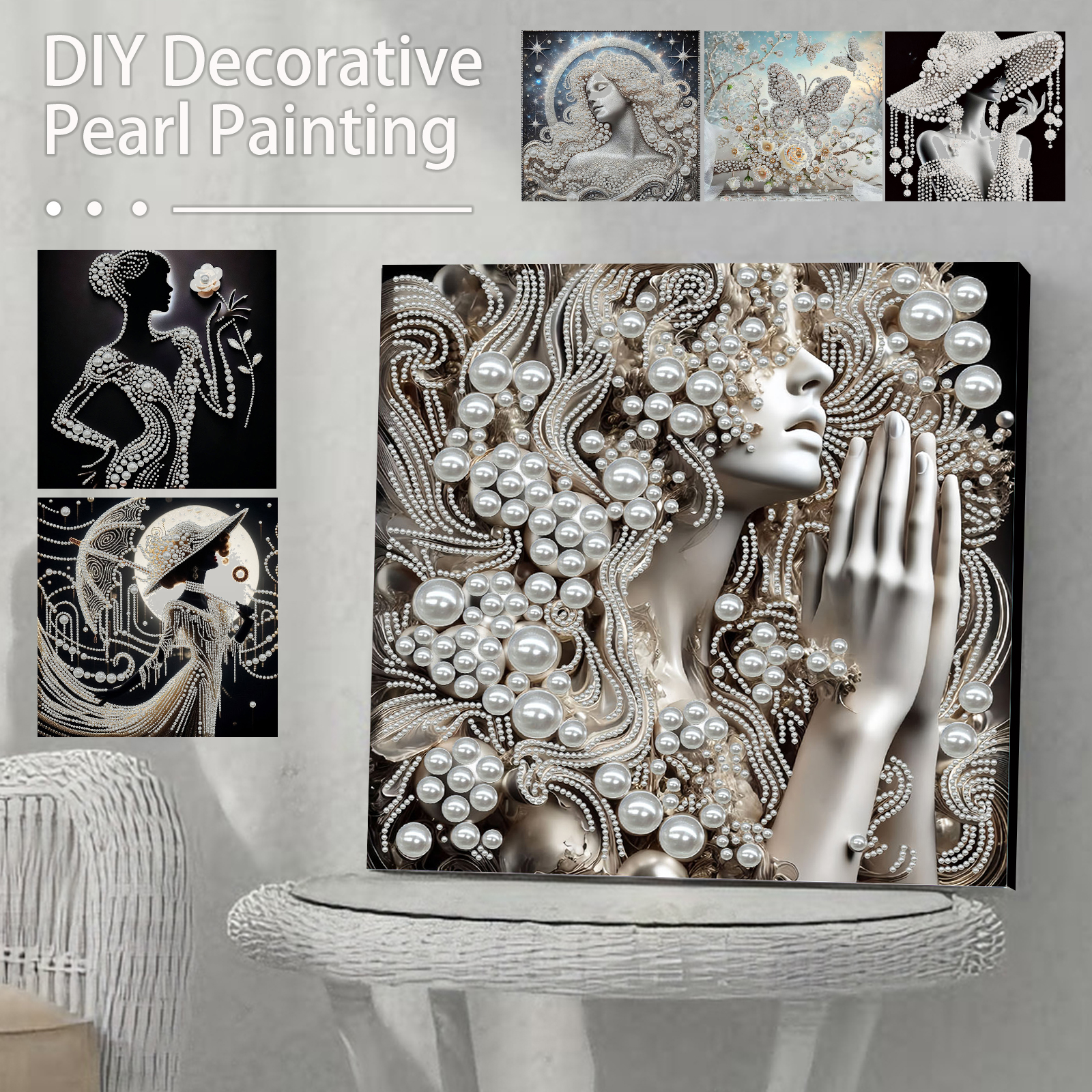DIY Ladies Pearl Diamond Paint - Resin Craft For Beginners ulasan dan harga