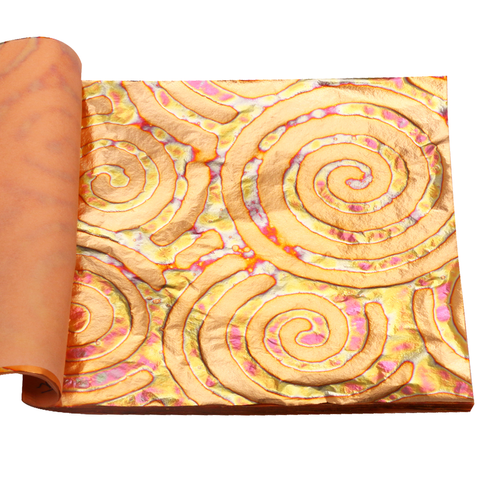 DIY 25 Sheets 14cm Booklets Va - Gold Foil Flakes ulasan dan harga