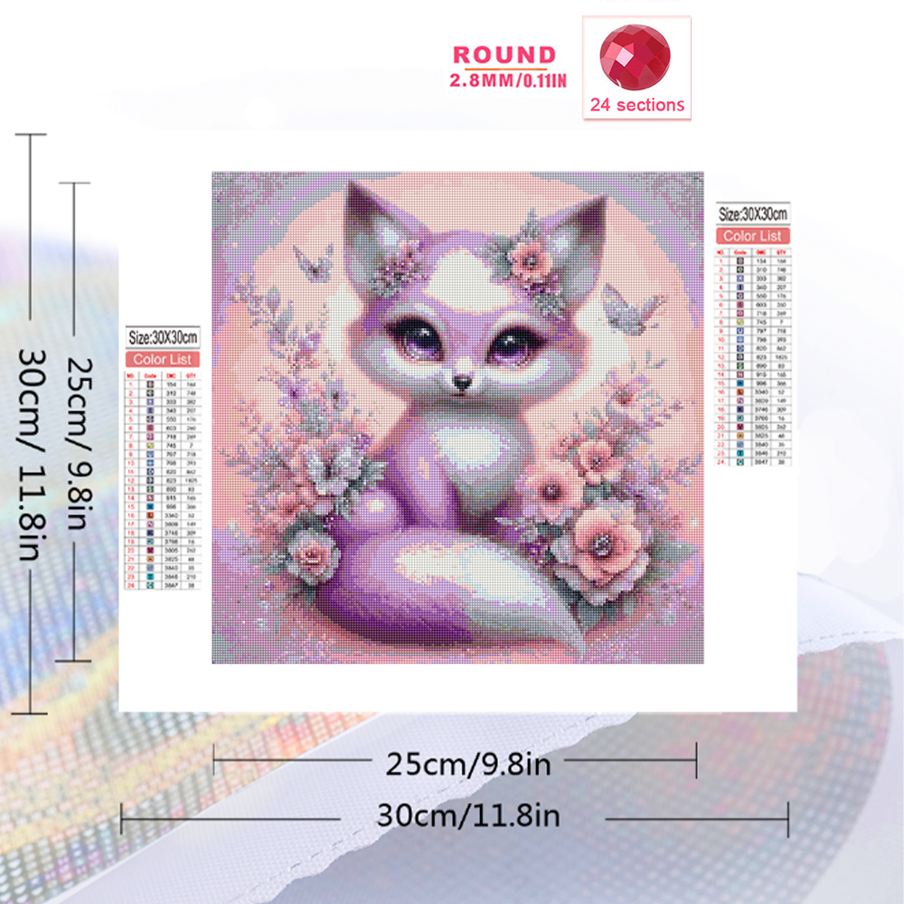 EverShine Fox Diamond Painting - Resin Craft For Beginners ulasan dan harga