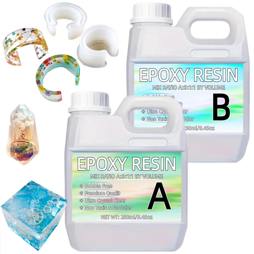 16.9oz Clear Epoxy Resin Kit C - Resin Jewelry Kit ulasan dan harga
