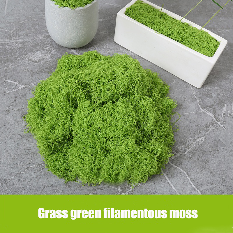 Artificial simulation of moss  - Terrarium Moss Art ulasan dan harga