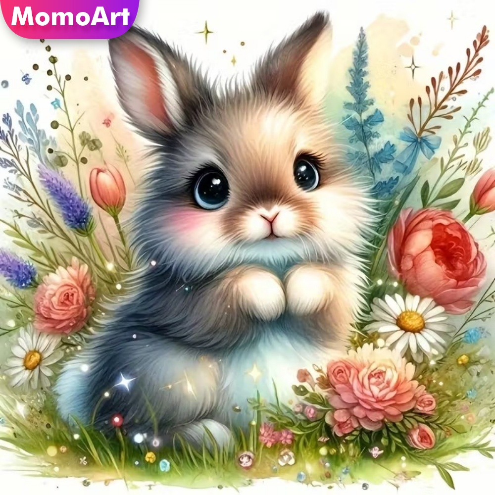 Momoart Diamond Painting Rabbi - Resin Craft For Beginners ulasan dan harga