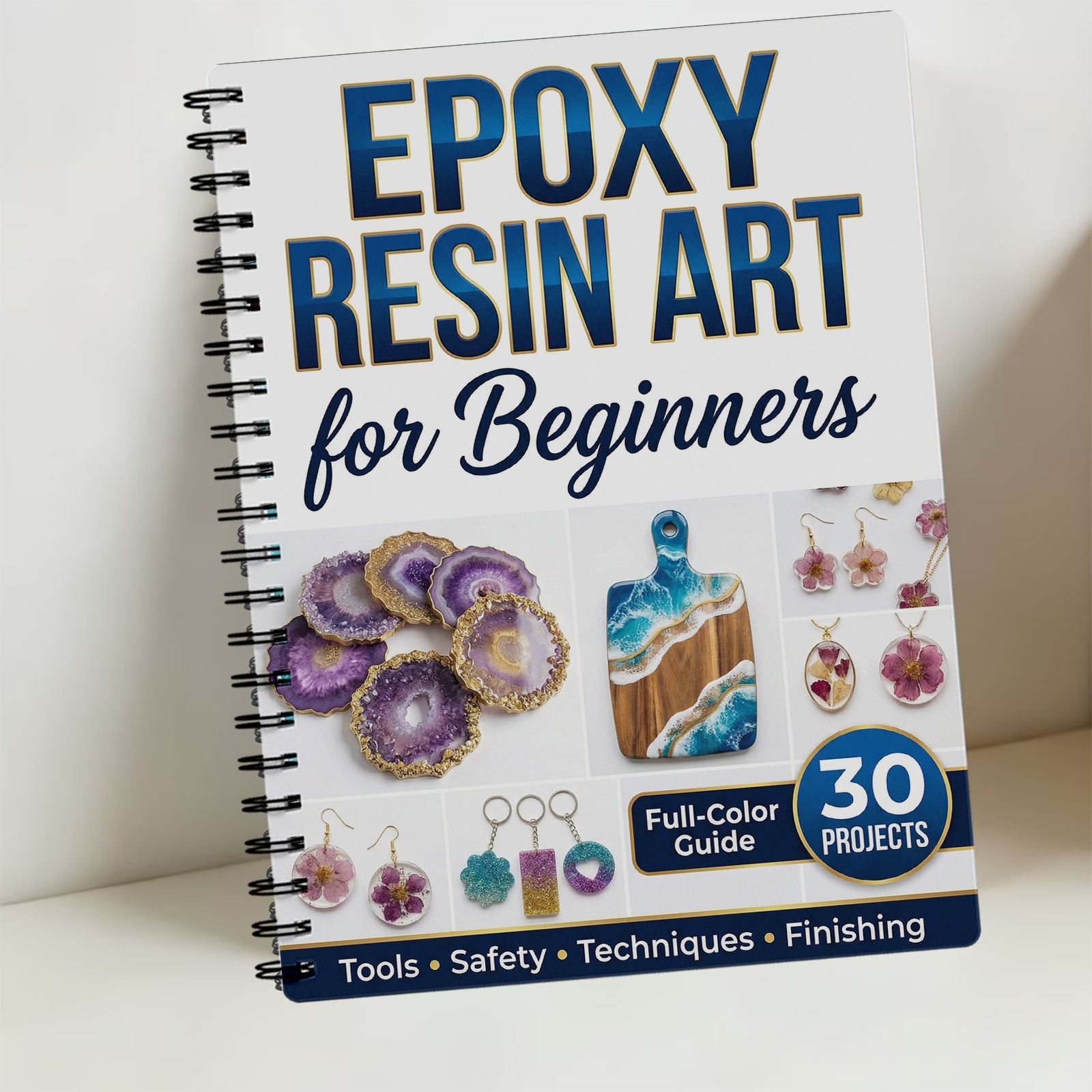 Epoxy Resin Art Book Guide Lea - Resin Craft For Beginners ulasan dan harga