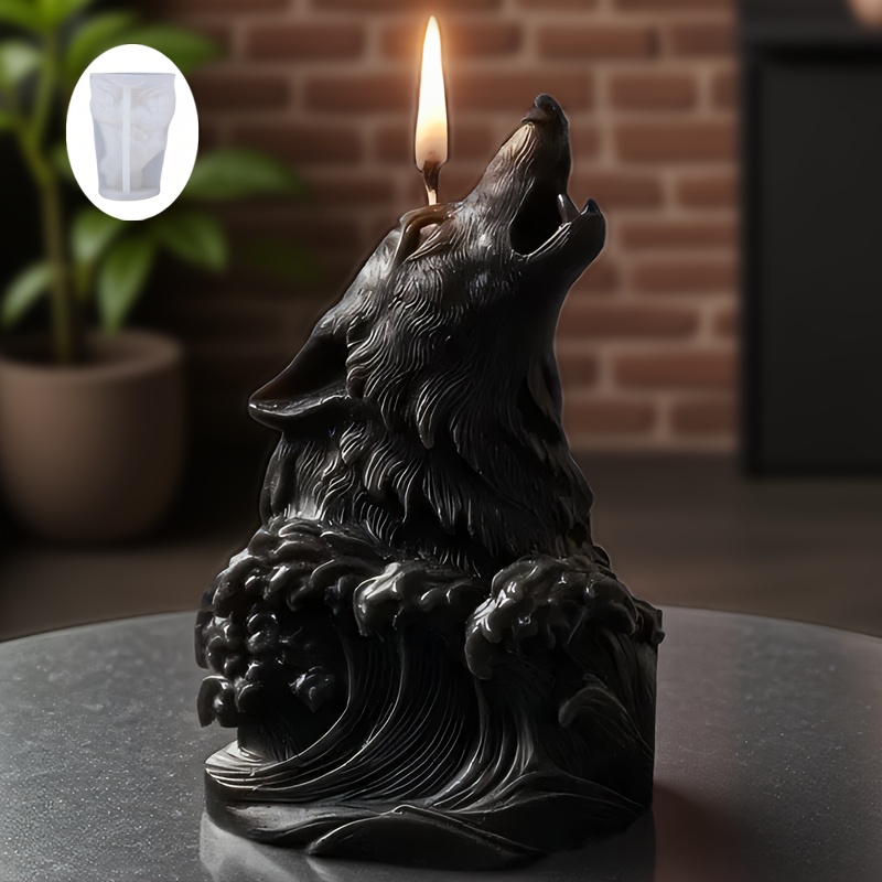 Dramatic Wolf and Ocean Wave C - Resin Ocean Wave Mold ulasan dan harga