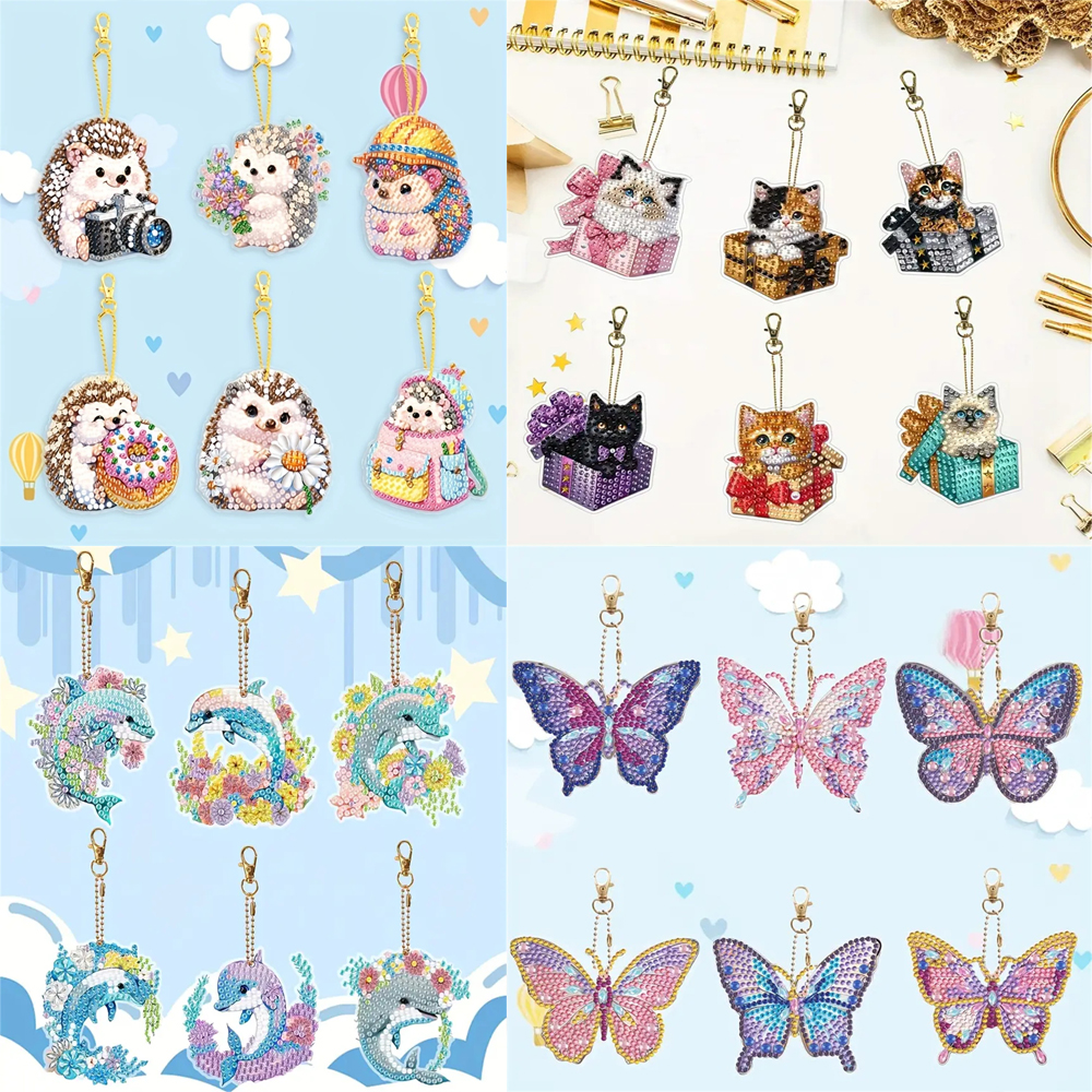 DIY Diamond Painting Keychains - Resin Craft For Beginners ulasan dan harga
